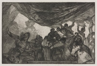 Ordspråken: Klar dårskap, 1864. av Francisco de Goya