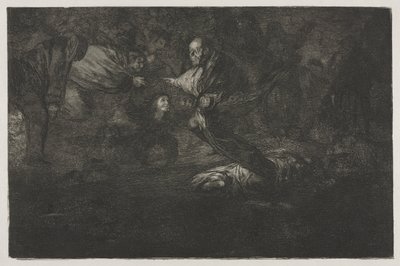 Ordspråken: Gud skapar dem och de går samman av Francisco de Goya