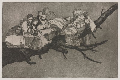 Ordspråken: Löjlig dårskap av Francisco de Goya