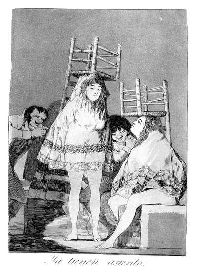 De har redan fått en plats, 1799 av Francisco de Goya