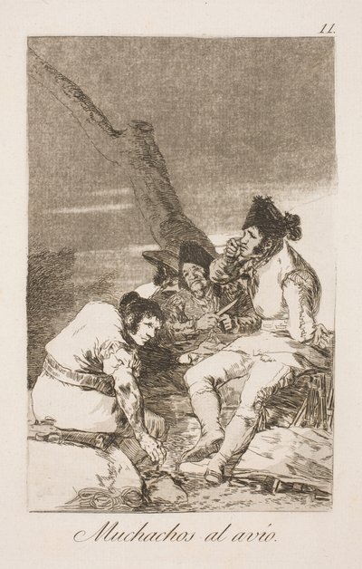 Att jobba pojkar av Francisco de Goya