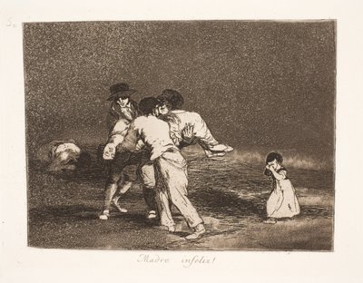 Olycklig mamma (50) av Francisco de Goya
