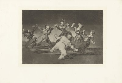 Glad dårskap Disparata Alegre Los Disparates (The follies) (serietitel) Los Proverbios (Ordspråken) (serietitel) av Francisco de Goya