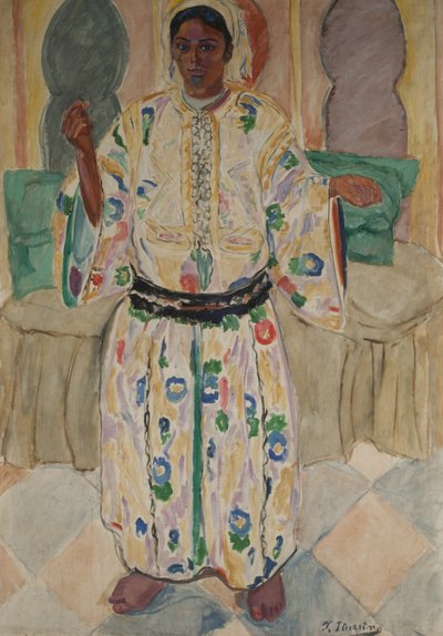 Kvinnan bor av Francisco de Iturrino
