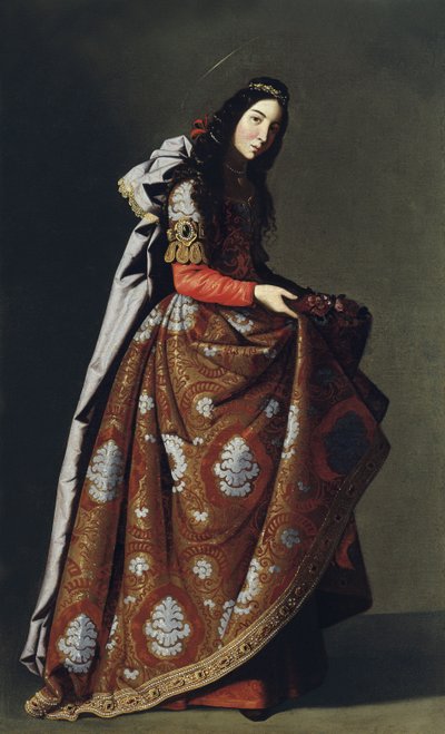 Saint Casilda av Toledo, ca 1630-1634 av Francisco de Zurbaran