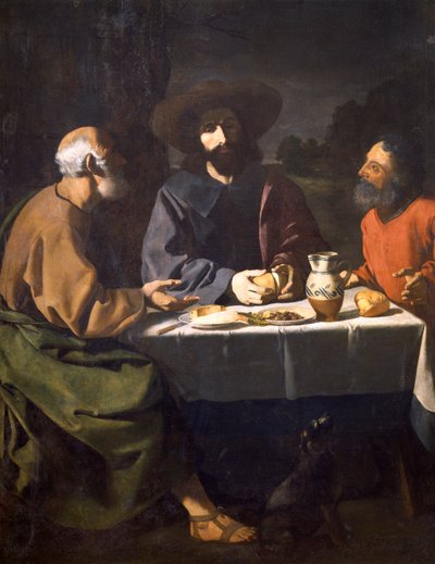 Kvällsmat på Emmaus av Francisco de Zurbaran
