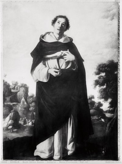 Den välsignade Henry Suso, ca 1636-38 av Francisco de Zurbaran