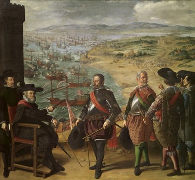 Cadiz försvar mot engelsmännen, 1625, 1634-1635 av Francisco de Zurbaran