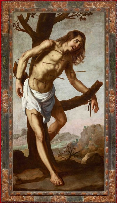 Sankt Sebastians martyrskap, ca. 1650. av Francisco de Zurbaran