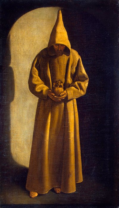 saint francis av assisi av Francisco de Zurbaran