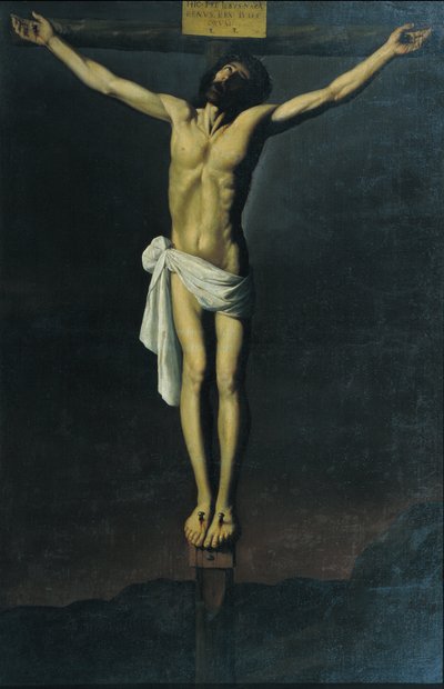 Kristus korsfäst av Francisco de Zurbarán and Workshop