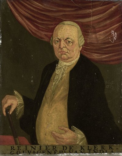 Porträtt av Reinier de Klerk av Franciscus Josephus Fricot