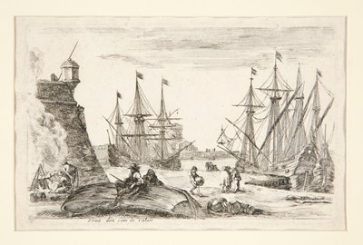 Ingång till ett hörn av Calais av Franciscus van der Steen