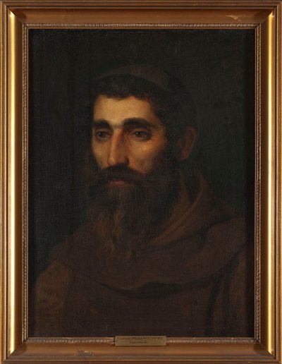 Porträtt av en munk av Franciszek Smuglewicz