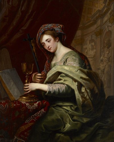 Faith, c.1675-1700 av Franco Flemish School
