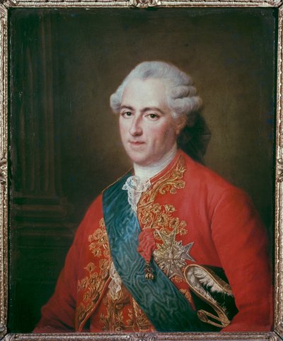 Kung Ludvig XV... (målning på duk) av Francois Hubert Drouais