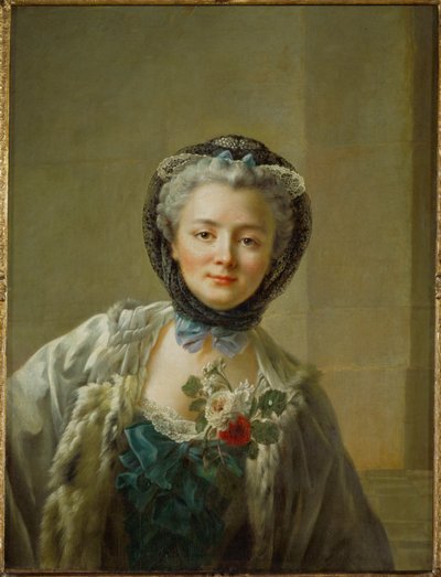 Fru Drouais, född Anne-Francoise Dore av Francois Hubert Drouais