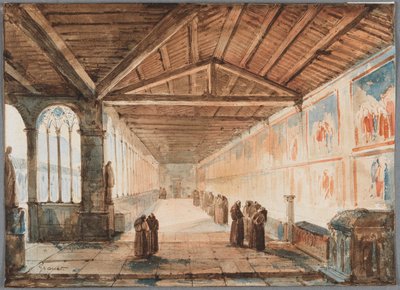 Campo Santo di Pisa, norra korridoren av Francois-Marius Granet
