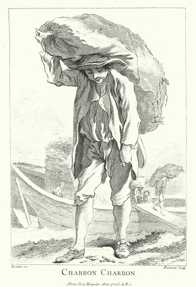 Coalman (gravyr) av Francois (after) Boucher