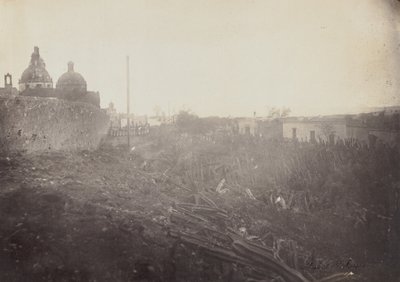 Arkitektstudie i Mexiko, 1864-69. av Francois Aubert