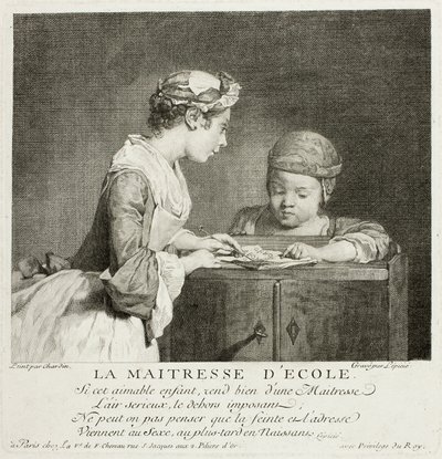 Skolfru av Francois Bernard Lepicie