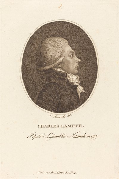 Charles Lameth av Francois Bonneville