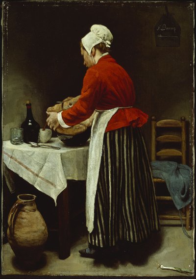 The Maid, ca 1875 (olja på duk) av François Bonvin