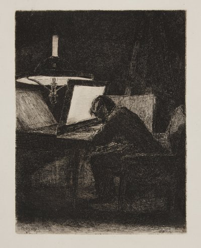 Gravören av François Bonvin