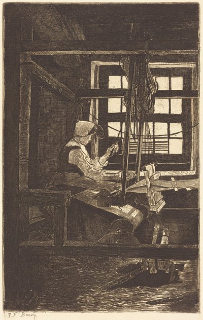 Väverskan av François Bonvin