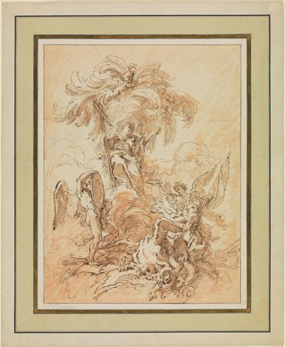 Allegori över en fransk prins födelse av François Boucher