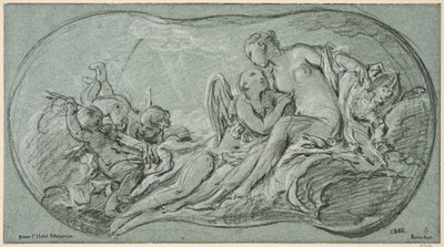 Amor och Psyke av François Boucher