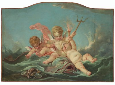 En allegori över vatten av François Boucher