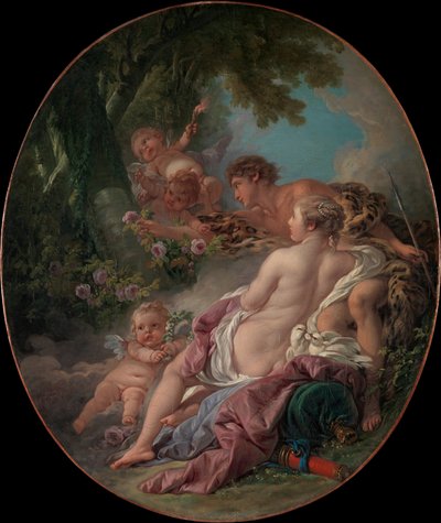 Angelica och Medoro av François Boucher