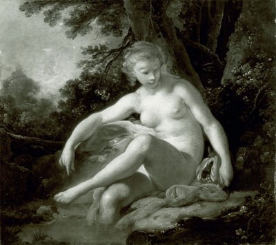 Badande nymf av François Boucher