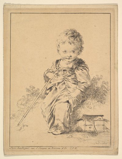 Personal som tar hand om barn av François Boucher