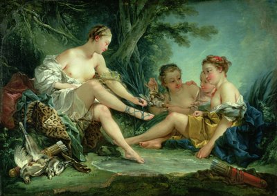 Diana efter jakten av François Boucher