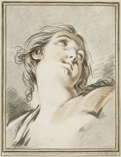 Kvinnans huvud av François Boucher