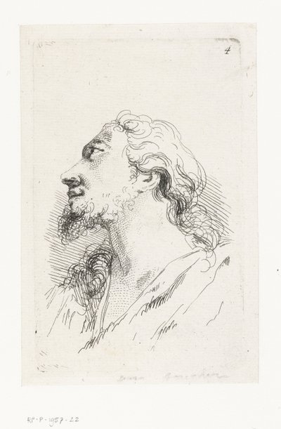 Kristi huvud av François Boucher