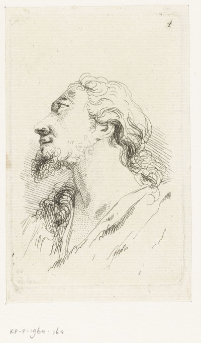Kristi huvud av François Boucher