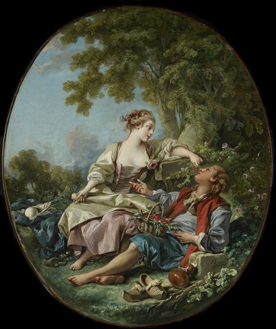 Les Sabots [Träskorna] av François Boucher