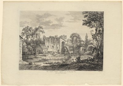 Naturstudie efter François Boucher (nr 1) av François Boucher