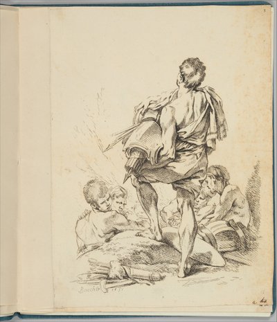 Ny bok med olika figurer av François Boucher