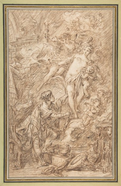 Pygmalion och Galatea av François Boucher