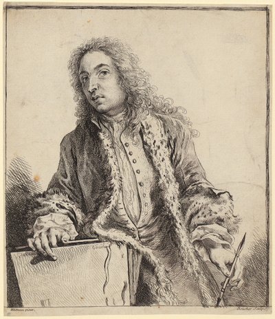 Watteaus självporträtt av François Boucher