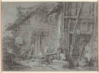 Den förfallna bondgården av François Boucher