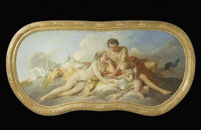 Venus och Merkurius undervisar Cupido av François Boucher