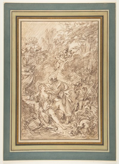 Vertumnus och Pomona av François Boucher