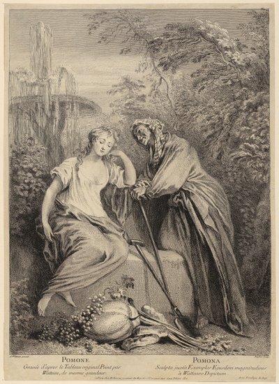 Vertumnus och Pomona av François Boucher
