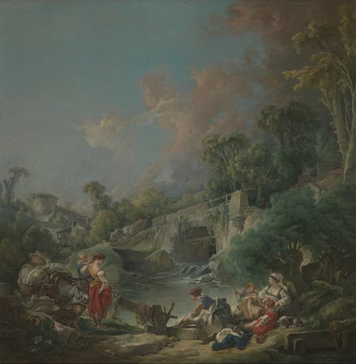Tvätterskor av François Boucher