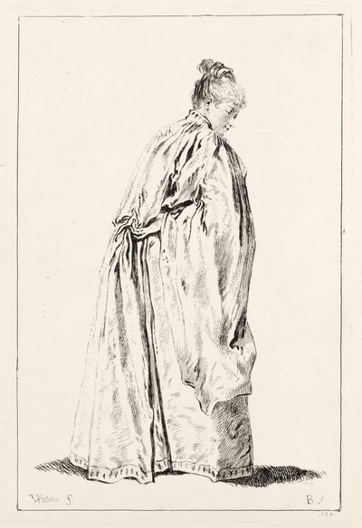 Kvinna Stående av François Boucher